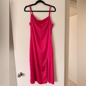 Satin Midi Dress